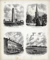 Groton Monument, St. James Church, Merchants Block, Fort Trumbull, New London County 1868